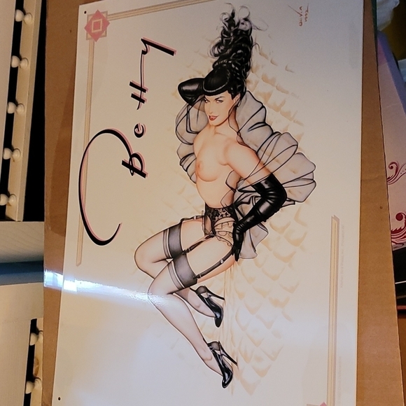 Vintage Sexy on Metal Sign by Olivia De Berardinis - Picture 2 of 8